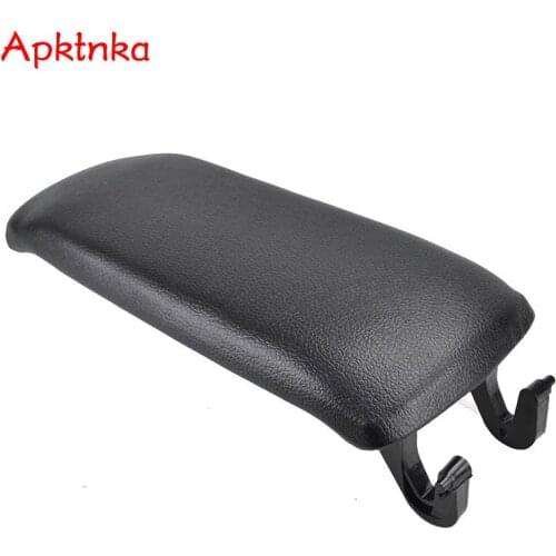 Car Armrest Latch Lid Center Console Cover Center For Audi A6 C5 2000-2006 Clip Catch PU Leather Arm Rest Cap Auto Accessories