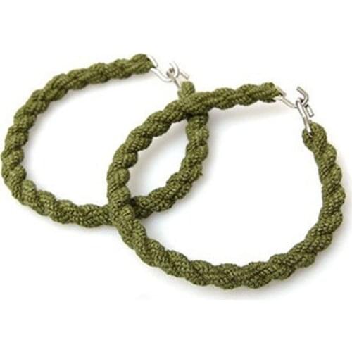 2pcs EDC Outdoor Camping Leggings Rope Belt Gaiter Rubber String Jungle Army Green Beam belt Field Army Boots