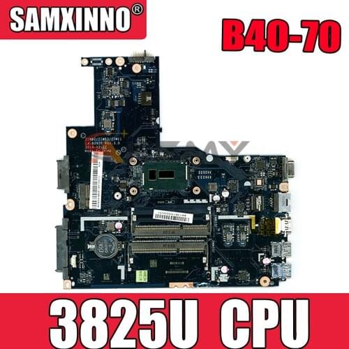 Laptop motherboard For LENOVO Ideapad B40-70 Core SR24B Pentium 3825U LA-B092P 5B20K06829 Mainboard Tested 100