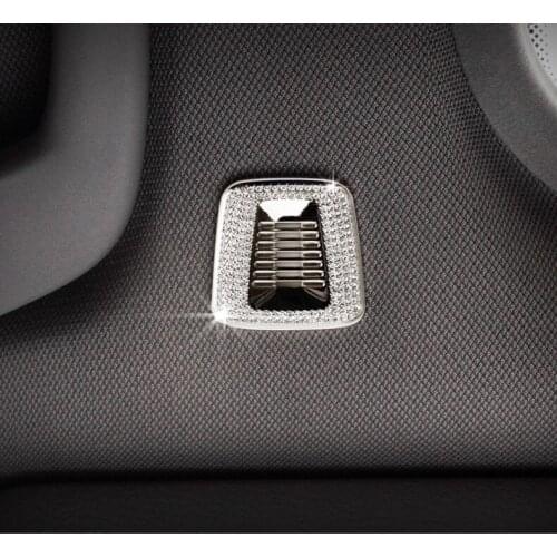 Lastest Design Crystal M power Motorsport performance Emblem car speaker sticker case for BMW 2 3 5 series gt x3 x4 x5 x6