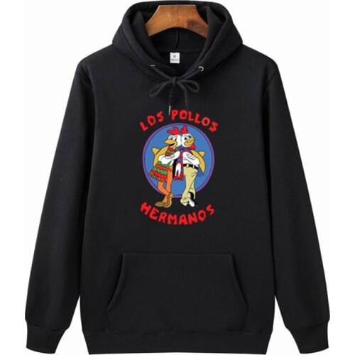2021 Autumn New women/mens Hoodies Pullover casual LOS POLLOS Hermanos print hedging hooded fleece sweatshirt hoodies pullover