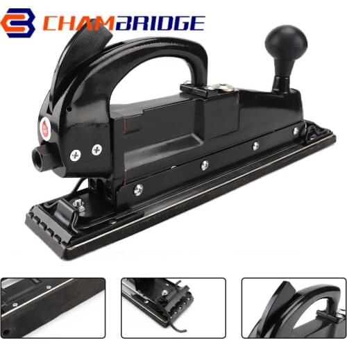 Air Powered Heavy Duty Twin Piston Straight Line Sander 2-3/4-Inch Pneumatic Air Orbital Reciprocating Polishing Sander Machine