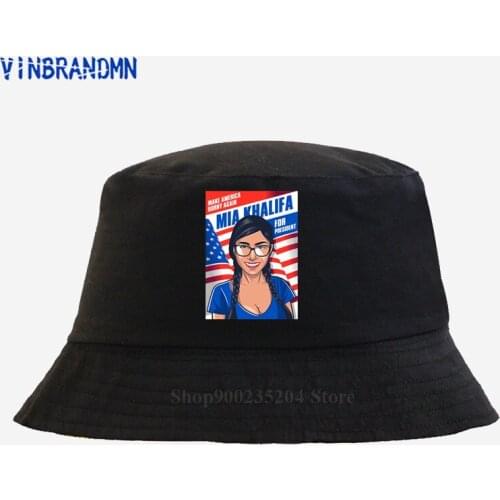 Casual Mia Khalifa Bucket cap for Men Wommen Stylish Pre-shrunk Cotton hat Callista Fitted Casual Fishing Fishermen Hip Hop hat