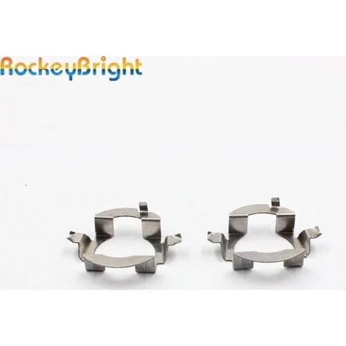 Rockeybright 10pcs Car H7 led headlight bulb holder adapter socket base for Mercedez benz E class/ML350 H7 led bulb adaptor