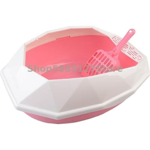 Cat Litter Basin Deodorization Small Semi Closed Cat Litter Basin Cat Supplies Cat Toilet Cat Litter Basin Large Cat Bed