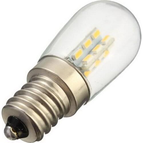 LED High Bright LED Light Bulb Glass Shade Lamp Pure Warm White Lighting For Sewing Machine Refrigerator