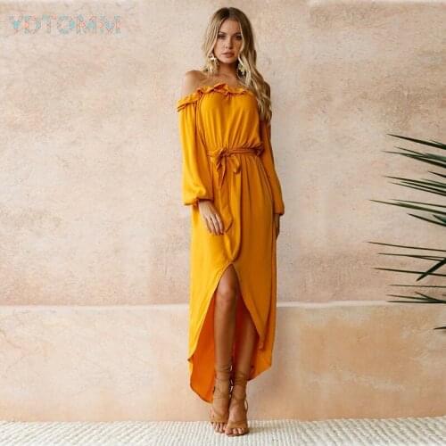YDTOMM Off-the-shoulder Summer Dresses