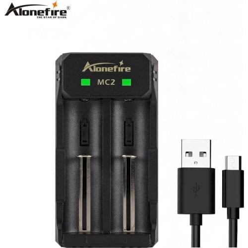 Alonefire MC2 Battery Charger Universal Smart Chargering for Rechargeable Batteries Li-ion 18650 21700 26650