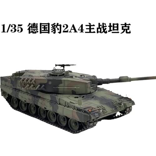 1/35 Scale German Leopard 2A4 Main Battle Tank Model Toys Alloy Metal Diecast & Toy Camouflage Vehicle Models F Collectible Toys