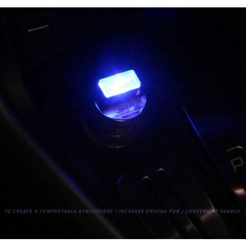 1 car USB LED decorative light universal for Chery Tiggo Fulwin A1 A3 QQ E3 E5 G5 Geely Vision SC7 MK CK Cross Gleagle SC7