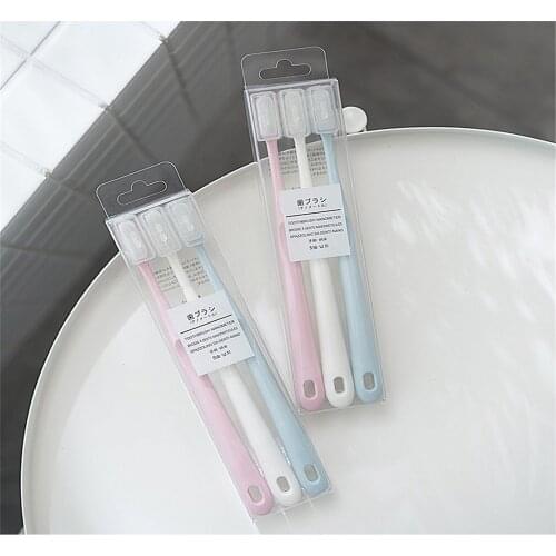 3pc/Pack Ultra Soft Toothbrush Nano Brush Eco Friendly Teeth Cleaning Oral Hygiene Dental toothbrushes And Accessories