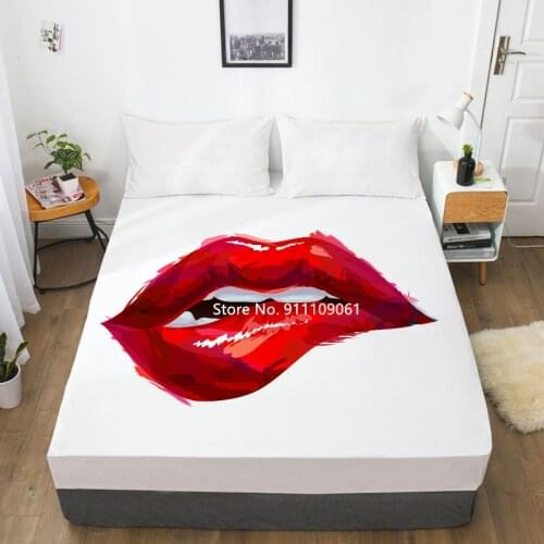 3D Hd Digital Printing Custom Pillowcase Bed Hat Three - Piece Set for Children and Adults Bedroom Decoration Home Textile