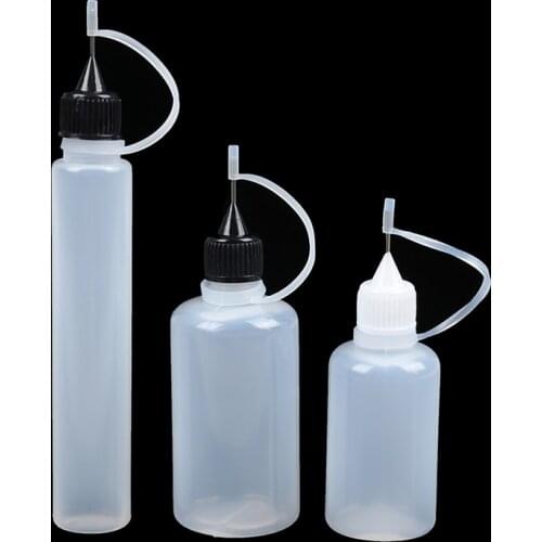 5Pcs 30ml, 50ml Glue Applicator Needle Squeeze Bottle for Paper Quilling DIY Scrapbooking Paper Craft Tool