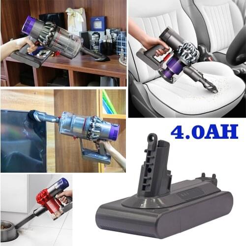 Power 4.0ah Is Used For Dyson Battery Dyson V10 Batter 25.2v 6.0ah SV12 Fluffy Animal Absolute Motorhead Handheld Vacuum Cleaner