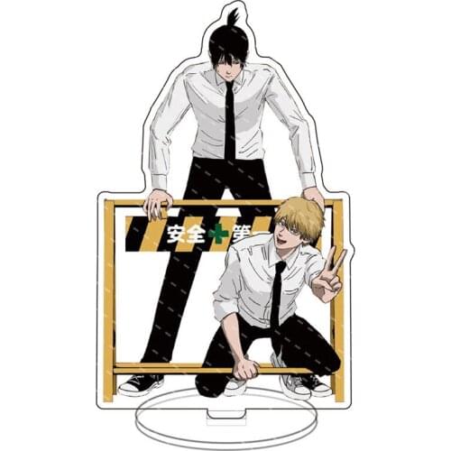 Anime Chainsaw Man Denji Pochita Hayakawa Aki Makima Acrylic Stand Figure Desktop Decoration Model Doll Gifts