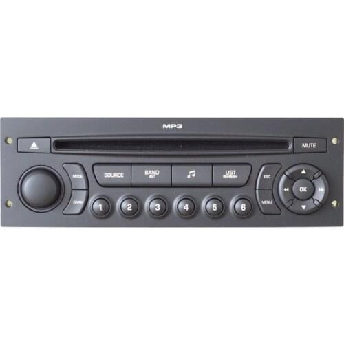 GENUINE RD45 Car Radio with CD USB Bluetooth for Peugeot 207 206 307 308 807 Citroen C2 C3 C4 C5 C8 (set VIN code yourself)