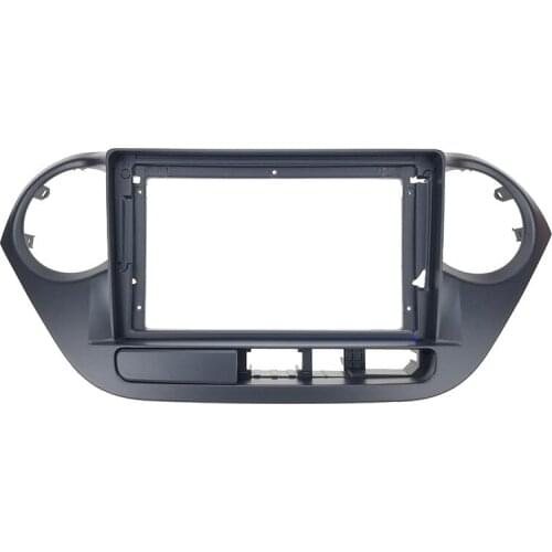 Car Fascia Navigation Fascias Dash Frame Kit Panel For 9" Android Multimedia Player For Hyundai i10 L.H.D. 2014 2015 2016 2017