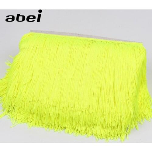1Yard 15cm Tassel Lace Fringer Trims For Curtain Home textile Edge Wrapping Tape Sewing Latin Dance Dress Fabric