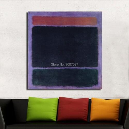 Mark Rothko Classical Oil Painting Home Decor handmade picture Canvas Painting Picture Room Modern Wall Art Living No Frame
