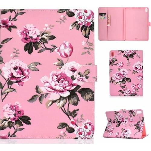 Fashion Cartoon PU Leather Skin For Ipad Pro 11 Case 2018 Sleep/Wake up Smart Tablet Protective Shell Flip Stand Cover Coque+Pen