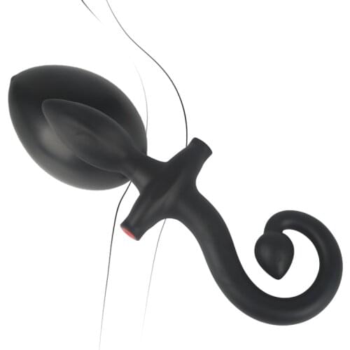 Go Out Inflatable Anal Plug Dilator Expandable Dildo Pump Silicone Huge Anus Butt Dilator Prostate Massager Anal Sex Toy For Men