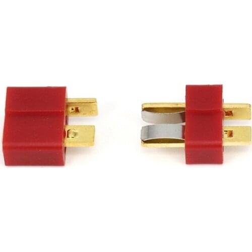 New 10 pairs/Sets T Plug Male & Female Deans Connectors Style For RC LiPo Battery Spare Parts