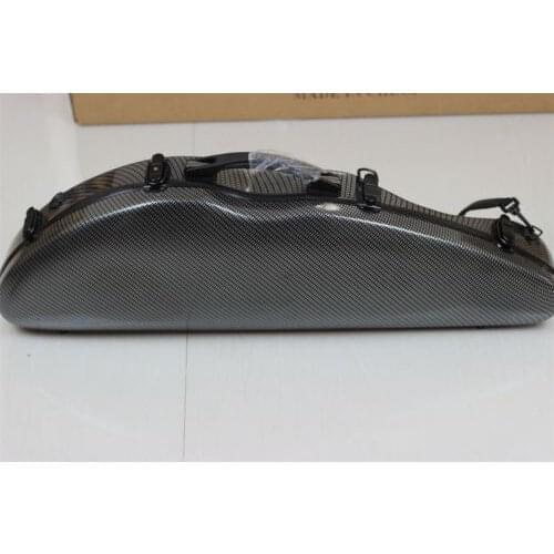 New Violin Violino Fiddle Bam Full Size Composite Carbon Fiber Case Bag Bow Holders & Straps