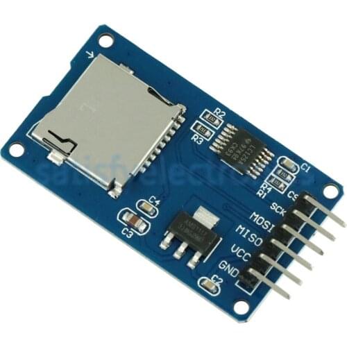 Micro SD Storage Board Mciro SD TF Card Adapter Memory Shield Expansion Module SPI Interfaces For Arduino AVR Microcontroller