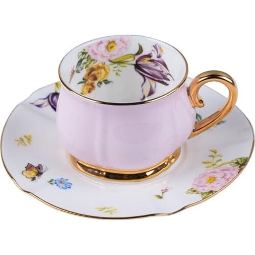 Set Espresso Gift Coffee Cup With Saucer Simple Eco Friendly Coffee Cup Set Reusable Filizanki Do Kawy Family Drinkware BW50BD