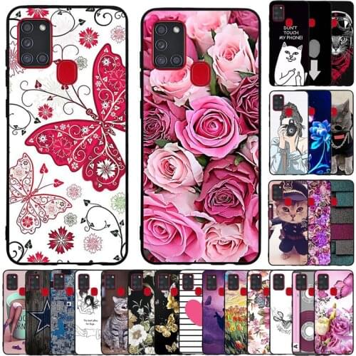 Silicone Case For Samsung Galaxy A21s Case 6.5" Phone Case For Fundas Samsung Galaxy A21s SM-A217F A217F A217 Case Coque Etui