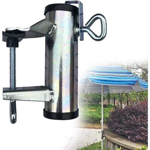 Heavy Umbrella Holder Patio Umbrella Holder High Quality Umbrella Holder Fixed Clip for Beach Patio Balcony