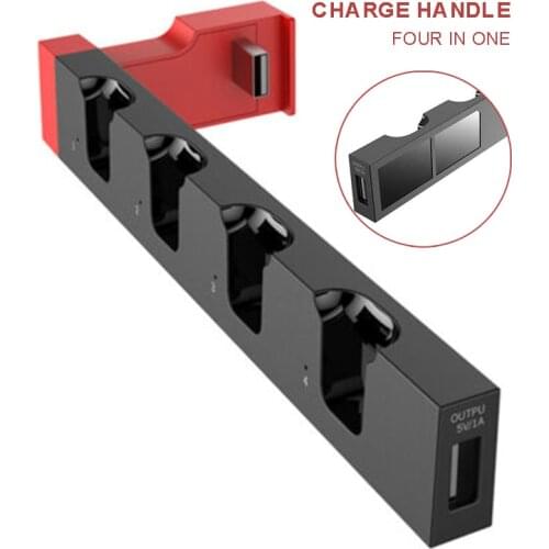 4-in-1 Controller Charger Charging Dock For Nintendo Switch Joy-Con Games Accessories Controller Charger For Switch Joy Con