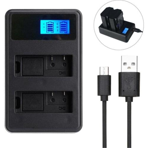USB Dual Charger Battery LP-E17 Charger for Canon EOS 750D 760D Kiss 8000D M3