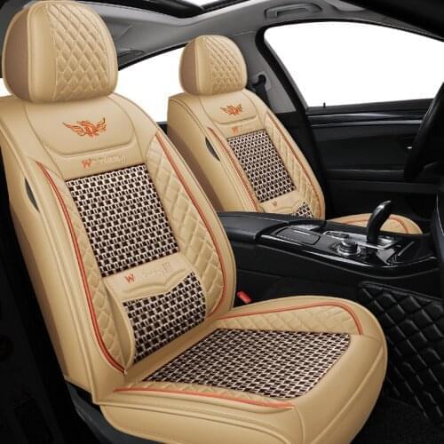 1 PCS leather car seat cover For seat altea xl ibiza arona leon 2 mk2 ateca 6j mk3 accessories seat covers