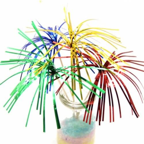 100pcs Cake Picks Firework Disposable Fruit Dish Pick Party Supplies For Bar Fruit Toothpick