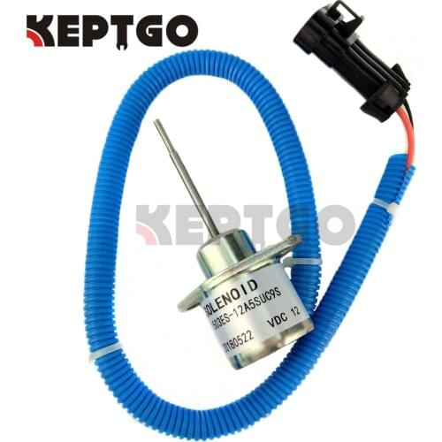 1E15260011 12v Shutoff Solenoid for Kubota V2203 Engine 1E152-60011 1503ES-12A5SUC9S