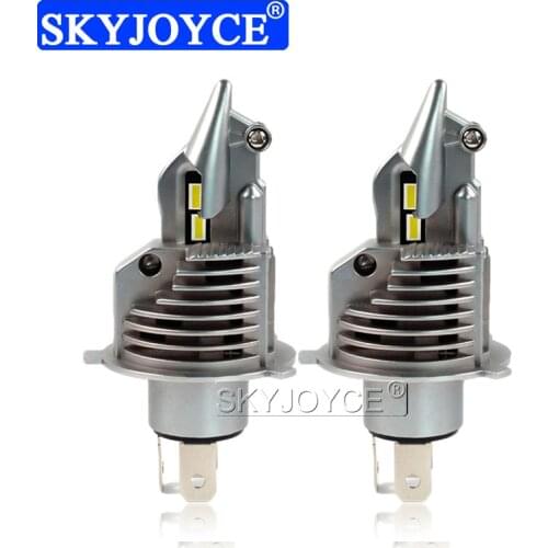 SKYJOYCE H4 Car Headlight 9003 HB2 H4 LED Fighter Bulb Super Bright White High Low Beam Light For 12V 24V Car Auto Motorcycle