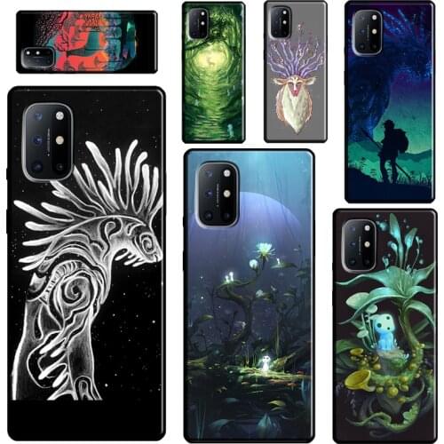 Forest Spirit Princess Mononoke For Realme 8 7 6 Pro Q3 C21 C15 C3 GT Neo Phone Case For OnePlus 9 Pro 8 Pro 7T 8T 9R Nord