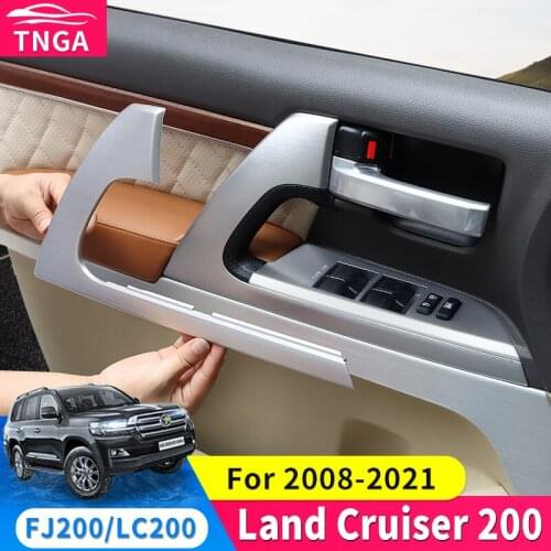 For Toyota Land Cruiser 200 LC200 Interior Modification Car Door Handle Button Panel Assembly Original Car Kit Accessories