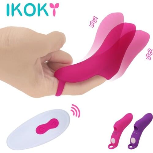 IKOKY 9 Speed G Spot Massage Wireless Remote Control Clitoris Stimulator Female Masturbator Finger Vibrator Sex Toys for Women