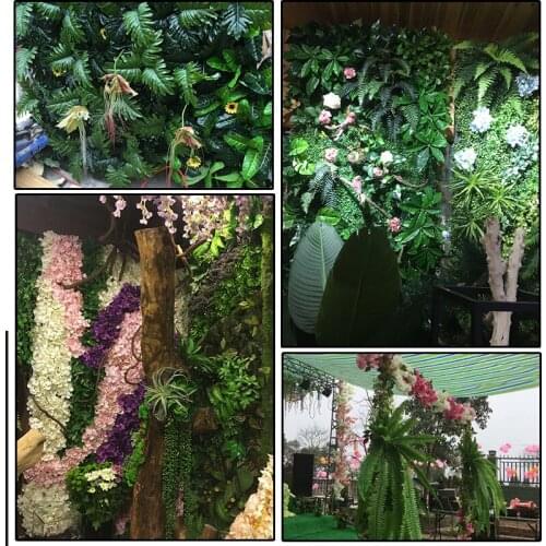 Simulated Plant Wall Decoration Fake Lawn Encryption Milan Eugali Plastic Lawn Mall Greening Landscape Grass