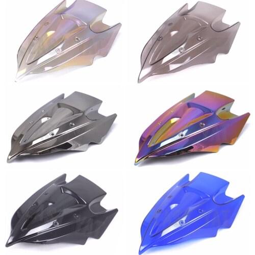 Windshield black white silver suitable for Kawasaki Z250 Z300 windshield deflector 2013 2014 2015