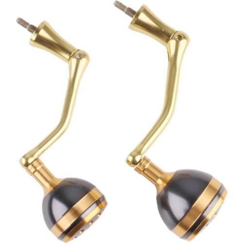 Metal Fishing Reel Handle Rocker Arm Fishing Reel Handle Folding Stainless Steel Handle Rocker Arm On For Spinning Reel