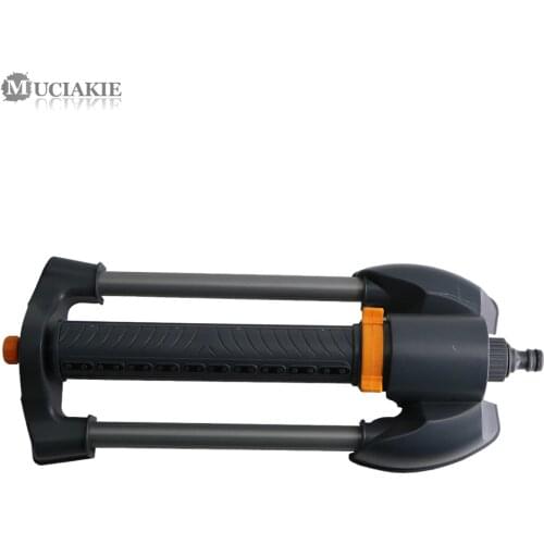 MUCIAKIE Oscillating Deluxe Sprinkler w/ Flow Control 20 Holes Lawn Garden Automatic Water Sprinklers Lawn Irrigation Adjustable