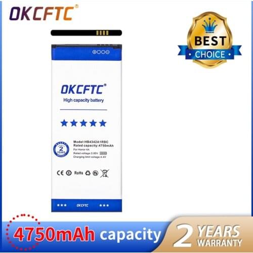 Orginal HB4342A1RBC 4750mAh Battery For Huawei Honor 4A Honor 5A LYO-L21 Y5II Ascend 5 + Y6 SCL-TL00 CUN-U29