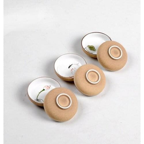 Drinkware Chinese Kung Fu Tea cup Cups Handpainted Ceramic Cup Porcelain Puer Oolong Plumotus Goldfish