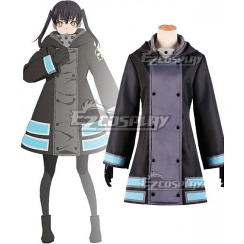 Fire Force Enen No Shouboutai Kotatsu Tamaki Ship Uniform Hoody Outfit Adult Halloween Party Girls Dress Cosplay Costume E001