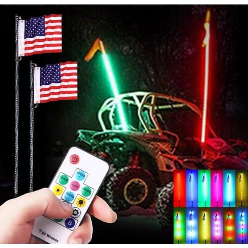 LED Flagpole Lights Beach Marathon Style Magic Flagpole Lights RGB Atmosphere Decorative Lights in home decoration indoor