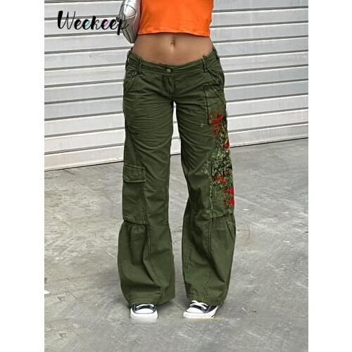 Широкие джинсы WEEKEEP China At AliExpress