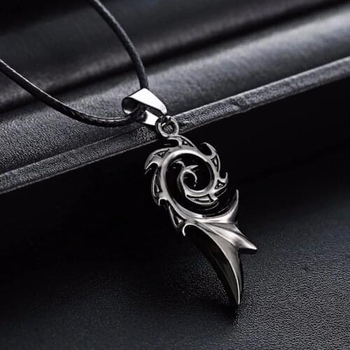 YWSHK Rinhoo Mens Punk Dragon Flame Titanium Stainless Steel Cool Leather Chain Pendant Necklace Mens Charm Necklace Jewelry